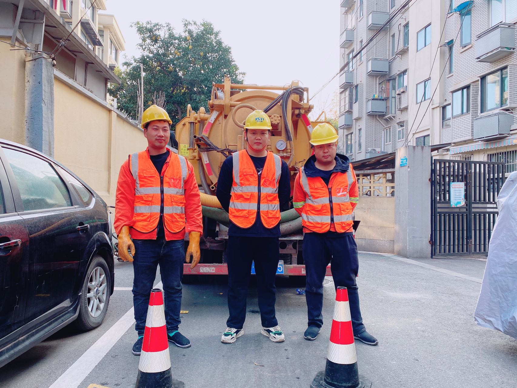 双塘南京某小区管道清淤检测施工